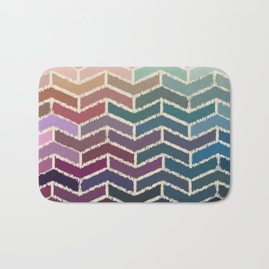 Chevron iKat Bath Mat