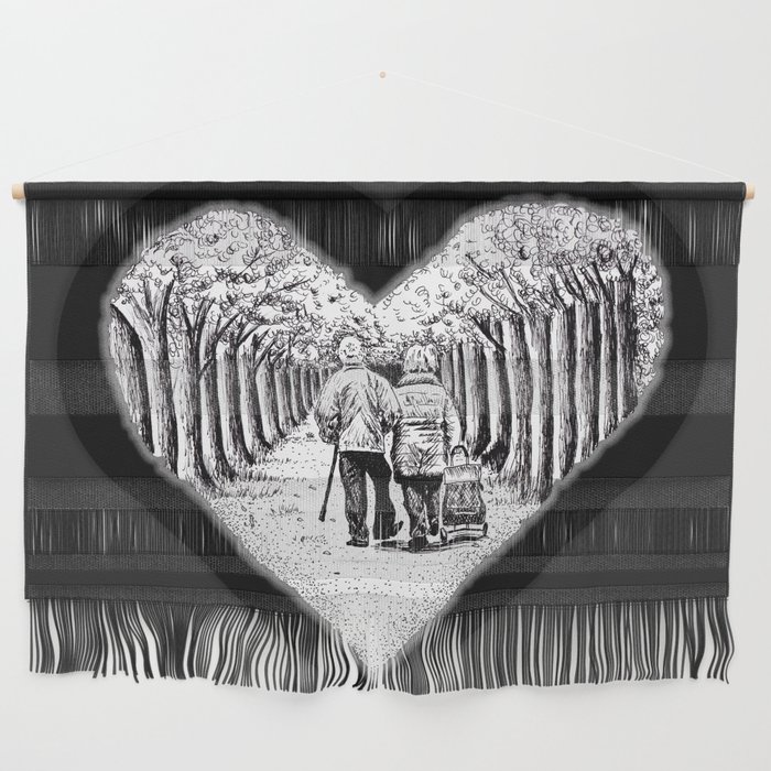 Love is a Journey - Dark Edition Wall Hanging