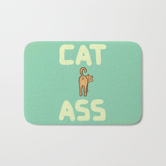 Cat Ass Bath Mat