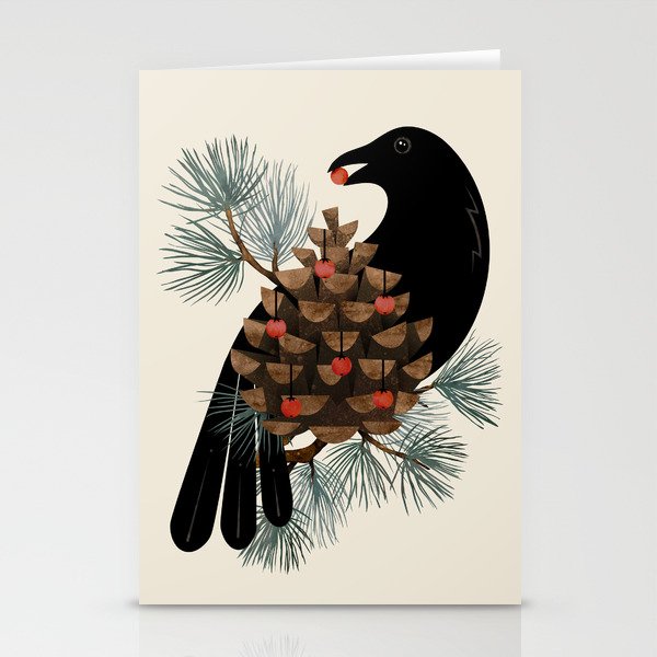 Bird & Berries Stationery Cards