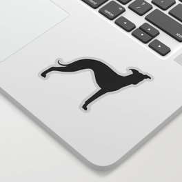Italian Greyhound Silhouette Sticker