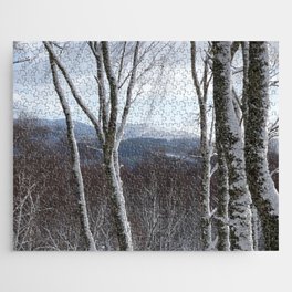 Cairngorm Mountains Snow Day Scene Jigsaw Puzzle