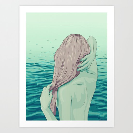 THE GREAT UNKNOWN Art Print