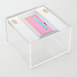Pink Door on a Palm Springs Mid-Century Modern Home Acrylic Box