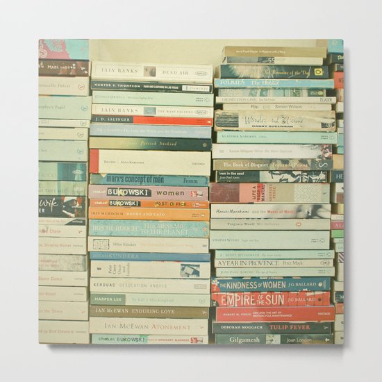 Bookworm Metal Print