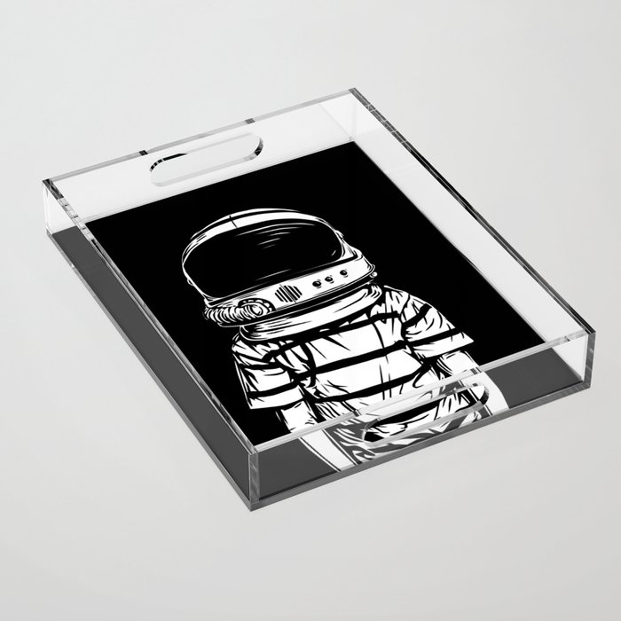 Astronaut Boy Acrylic Tray