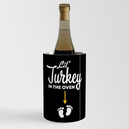 Lil’ Turkey In The Oven Pregnancy Thanksgiving Wine Chiller