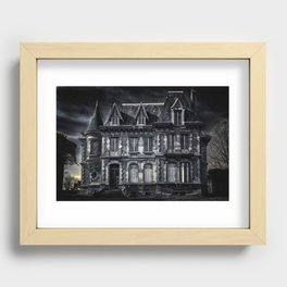 haunted house Recessed Framed Print