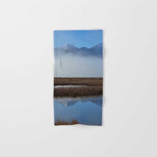 Autumn Mist Reflection Hand & Bath Towel