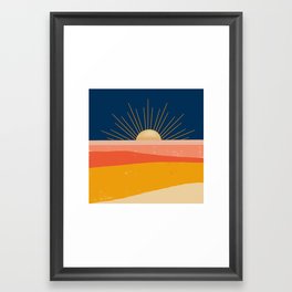 Here comes the Sun Framed Art Print