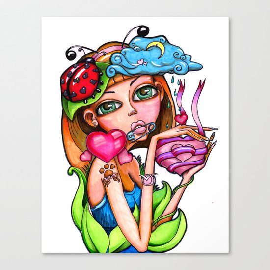 Girl Canvas Print