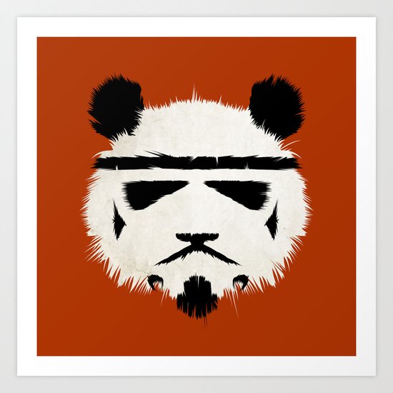 Panda Trooper Art Print