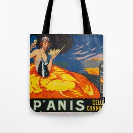 1930 'Fap' Anis' Aperitif  Vintage Poster Tote Bag