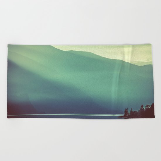 Summer at the Lake Turquoise Beach Towel