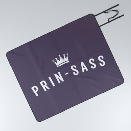 Prin-Sass Funny Cute Quote Picnic Blanket