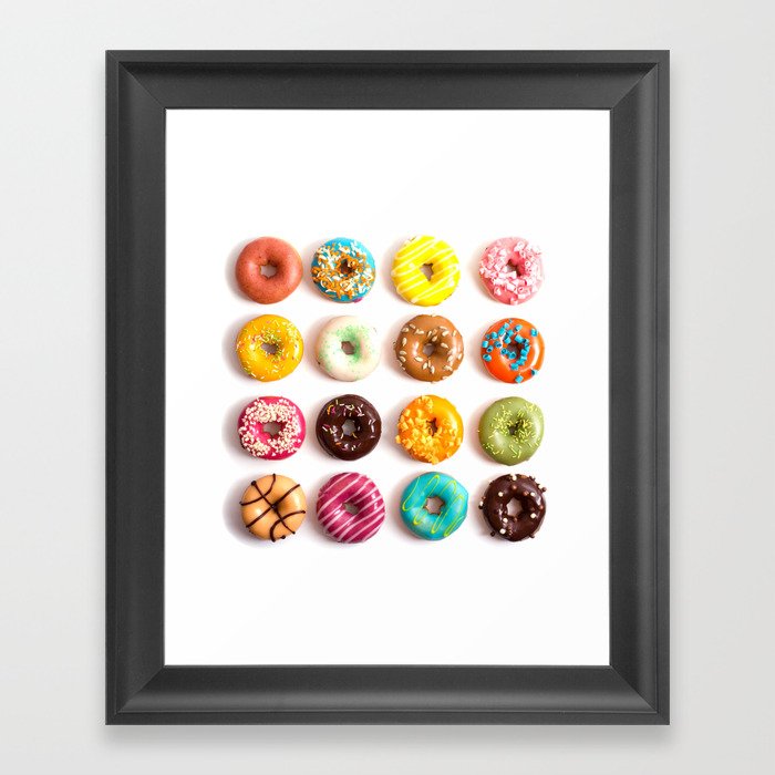 Donuts Framed Art Print