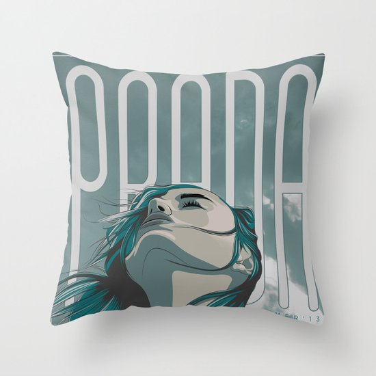 PRADA Throw Pillow