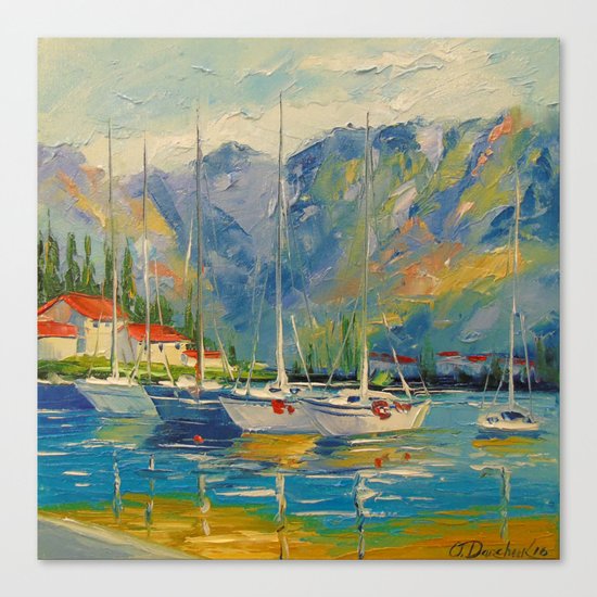 Harbour Canvas Print
