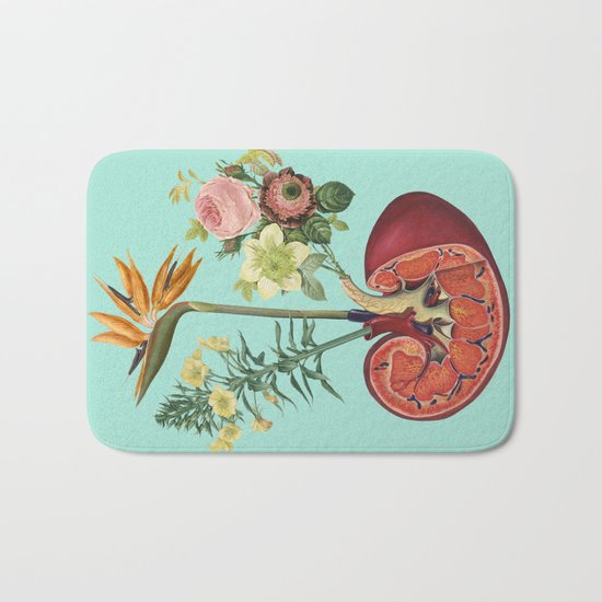 Kidney on Drugs Bath Mat