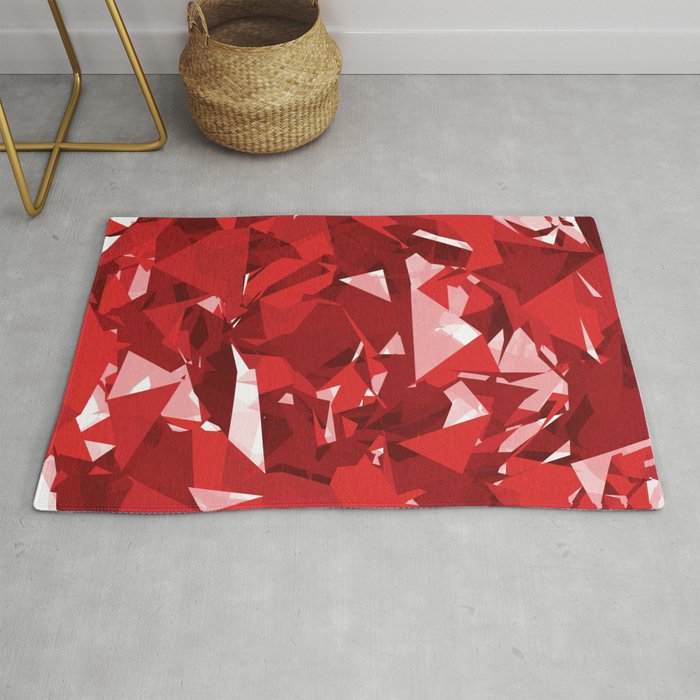Abstract Red Rug