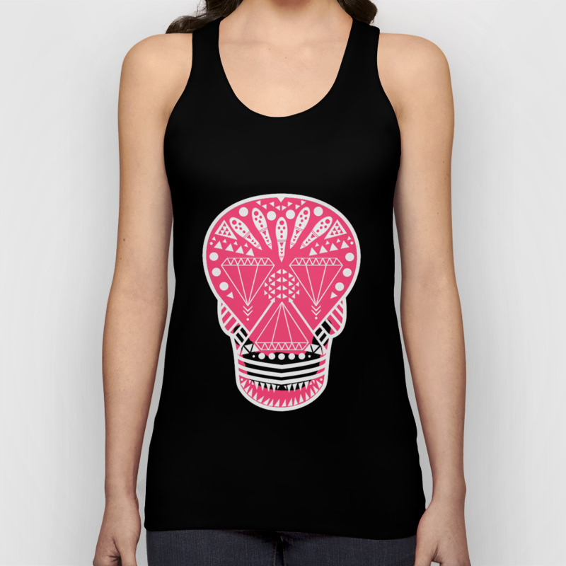 Demons Angels S K U L L Unisex Tank Top By Katnawlins Society6