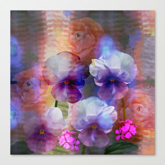 Paint me a garden Canvas Print