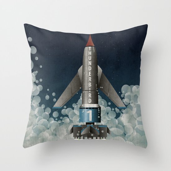 Thunderbird 1 Throw Pillow