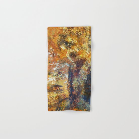 Yellow and Blue Wall Hand & Bath Towel