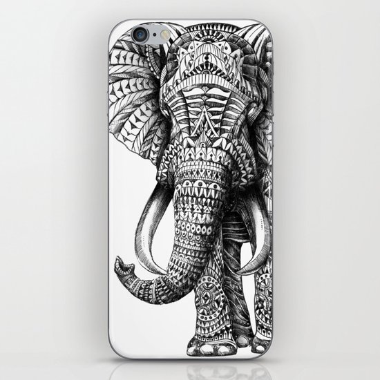Ornate Elephant iPhone & iPod Skin