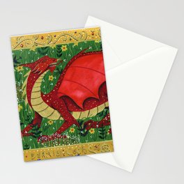  Y Ddraig Goch - The Red Dragon Stationery Cards