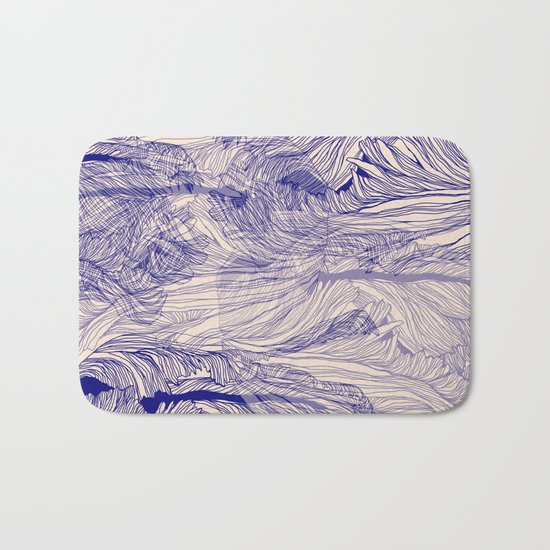 Dark tulip Bath Mat