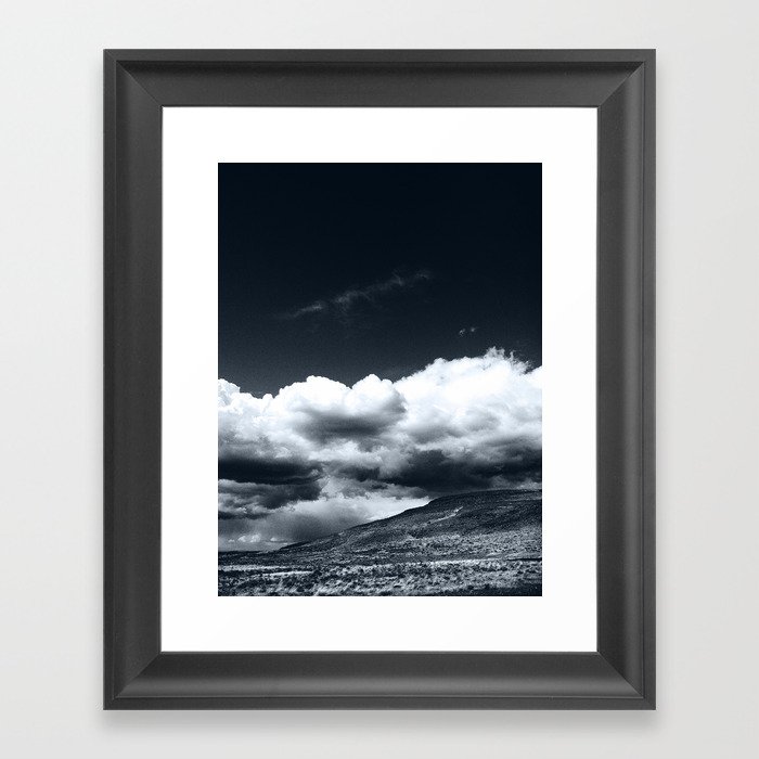Grey Skies Framed Art Print