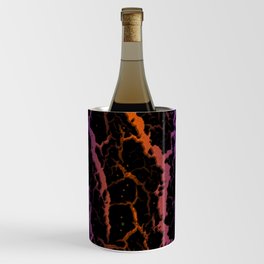 Cracked Space Lava - Blue/Orange Wine Chiller