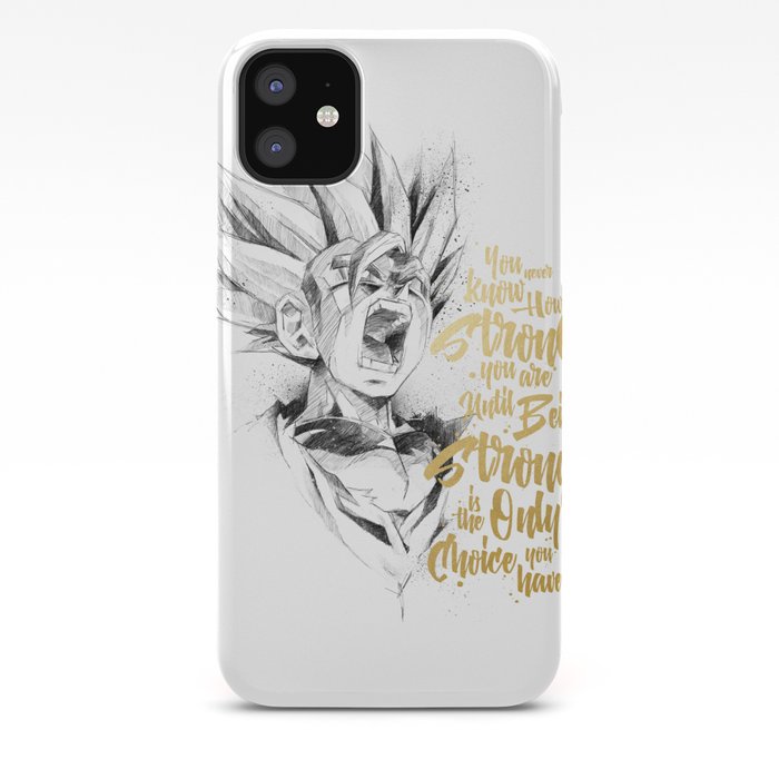 Dragonball Z - Strenth iPhone Case