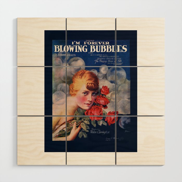 IM FOREVER BLOWING BUBBLES POSTER Wood Wall Art