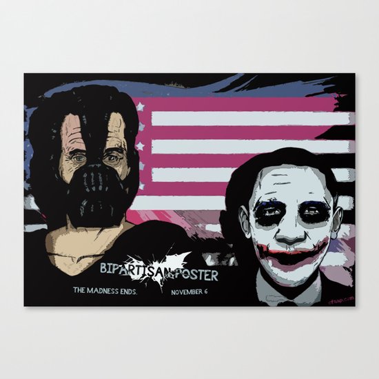 Bright Bipartisan Poster Canvas Print