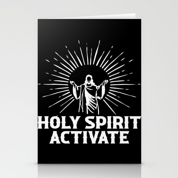 Holy Spirit Activate Stationery Cards