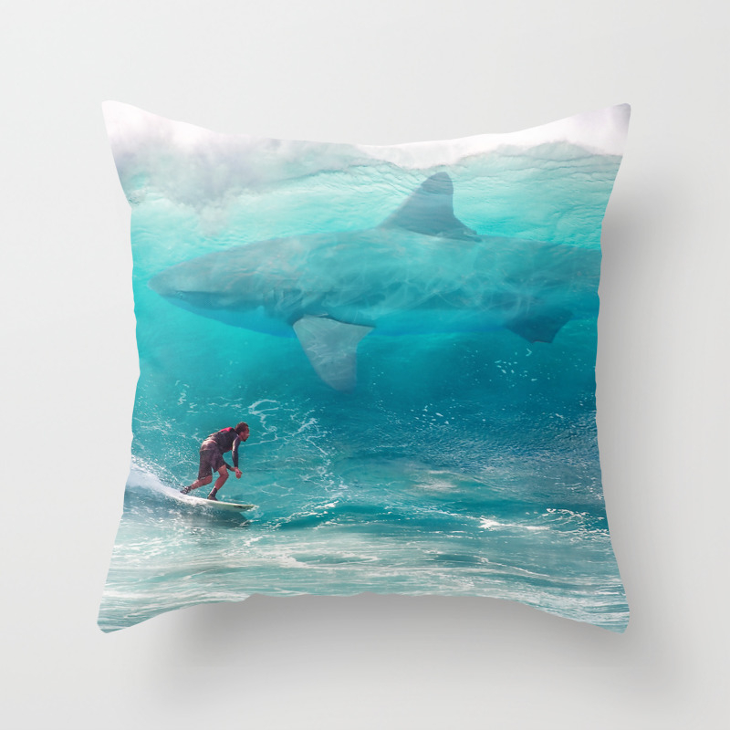 giant shark pillow