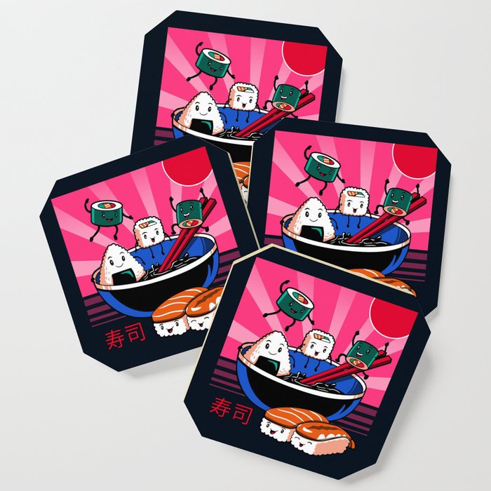 Sushi Retro Fun Coaster