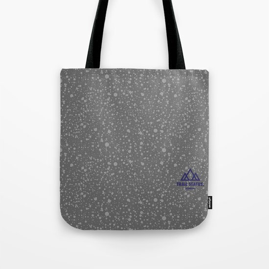 Trail Status / Stone Grey Tote Bag