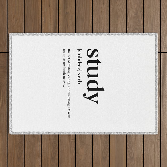 Study Definition Outdoor Rug