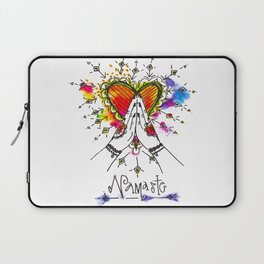 Heart Opening Namaste Laptop Sleeve