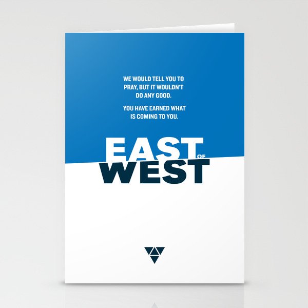 East of West Stationery Cards