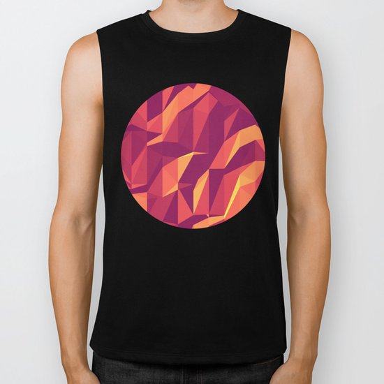 Abstract Biker Tank
