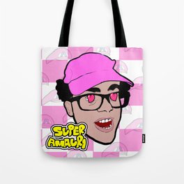 Odd & Lovely Cartoon of 'Super Amauri' The Comedian Fan Art Tote Bag