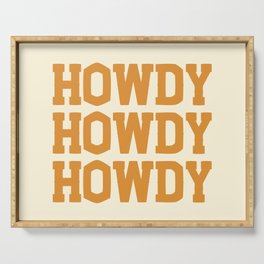 Howdy Howdy Howdy | Cowboy Serving Tray