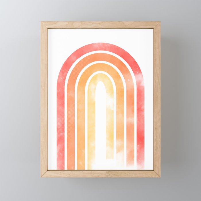 Rainbow  Framed Mini Art Print