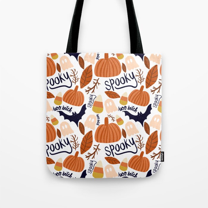 Halloween Pattern Tote Bag