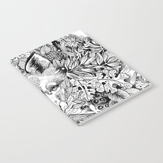 hidden fox Notebook