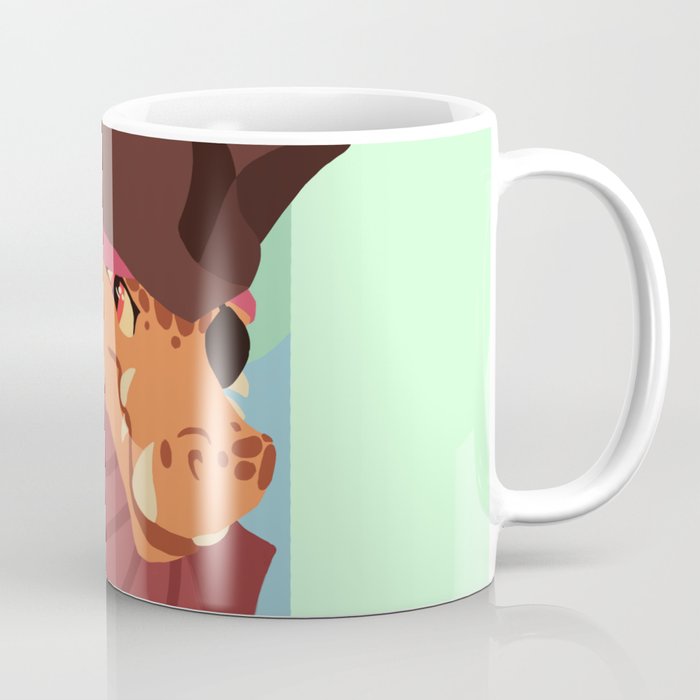 Pirate Dragon Design Coffee Mug